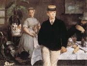 Edouard Manet Louncheon in the Studio oil painting reproduction